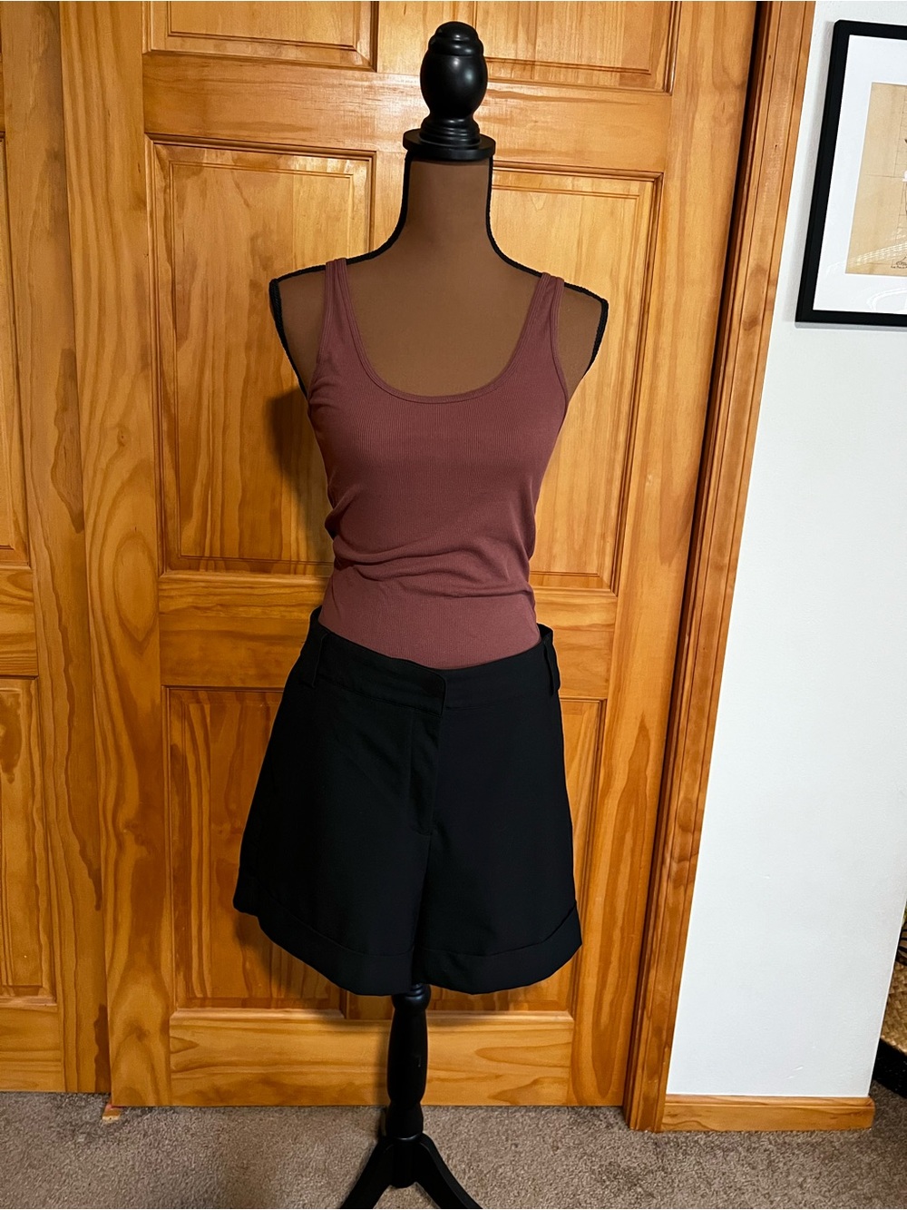Rachel Zoe Black High-Rise Black Shorts
